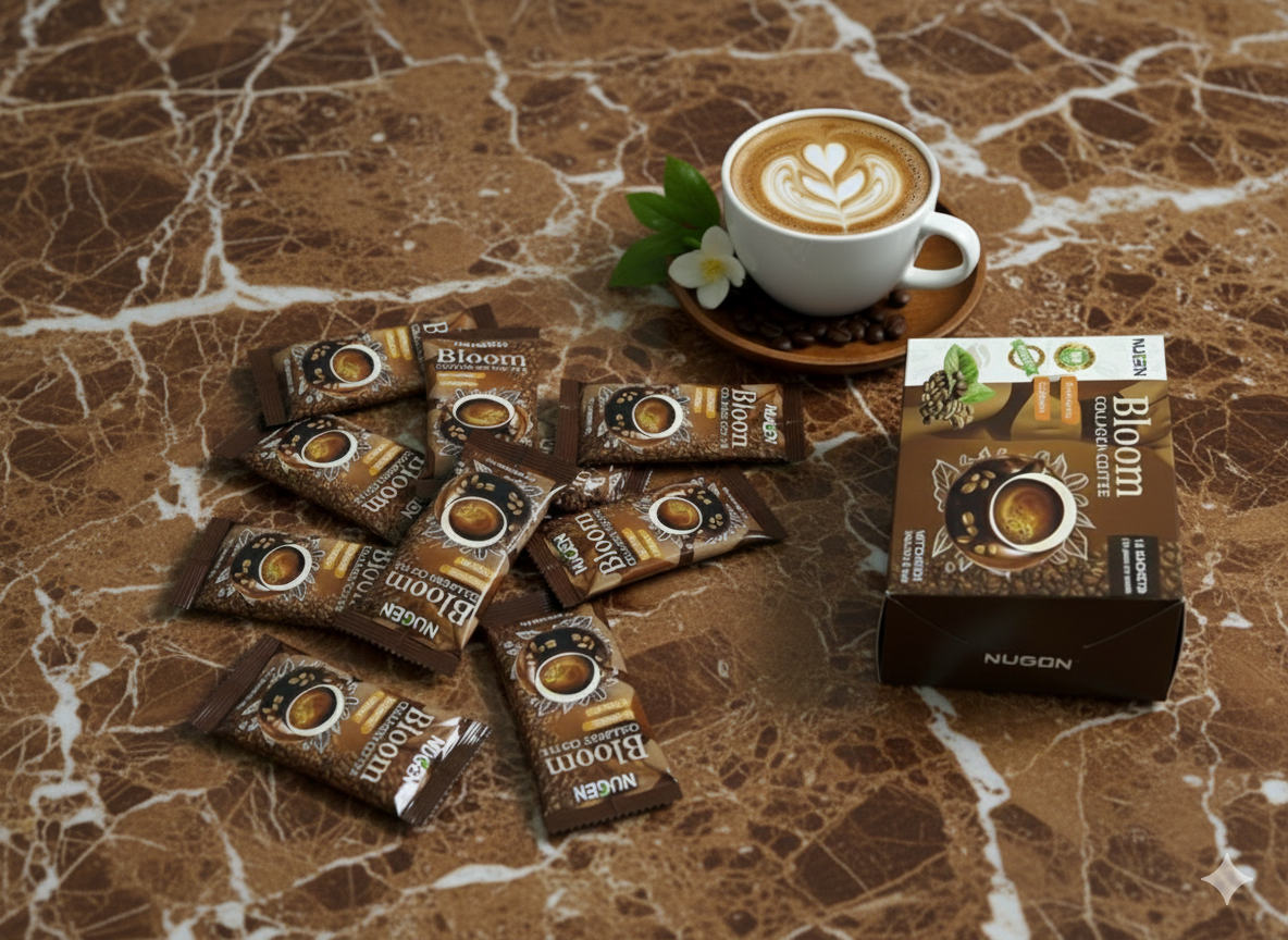☕️🤎قهوة بلوم بالكولاجين لخسارة الوزن وبشرة أكثر شباباً للرجال والنساء