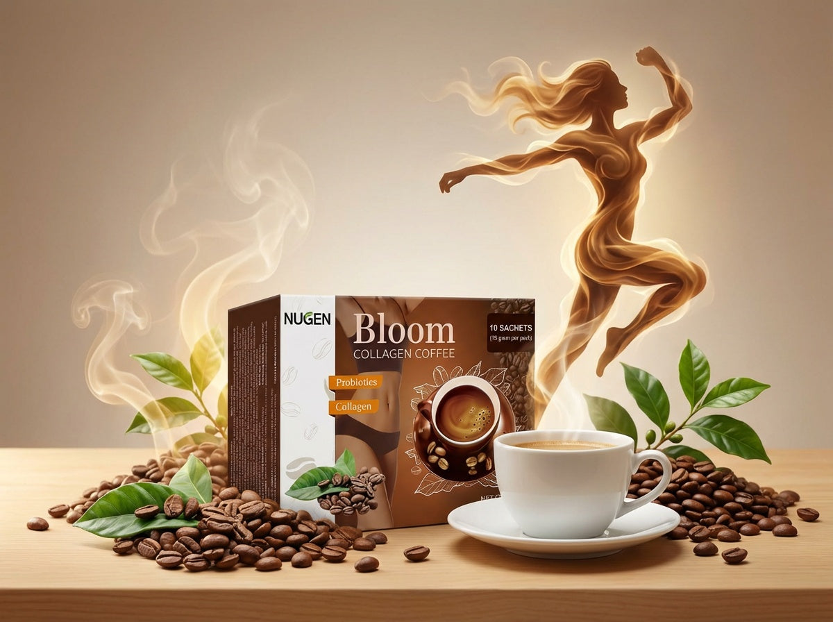 قهوة بلوم بالكولاجين لخسارة الوزن وبشرة أكثر شباباً للرجال والنساء